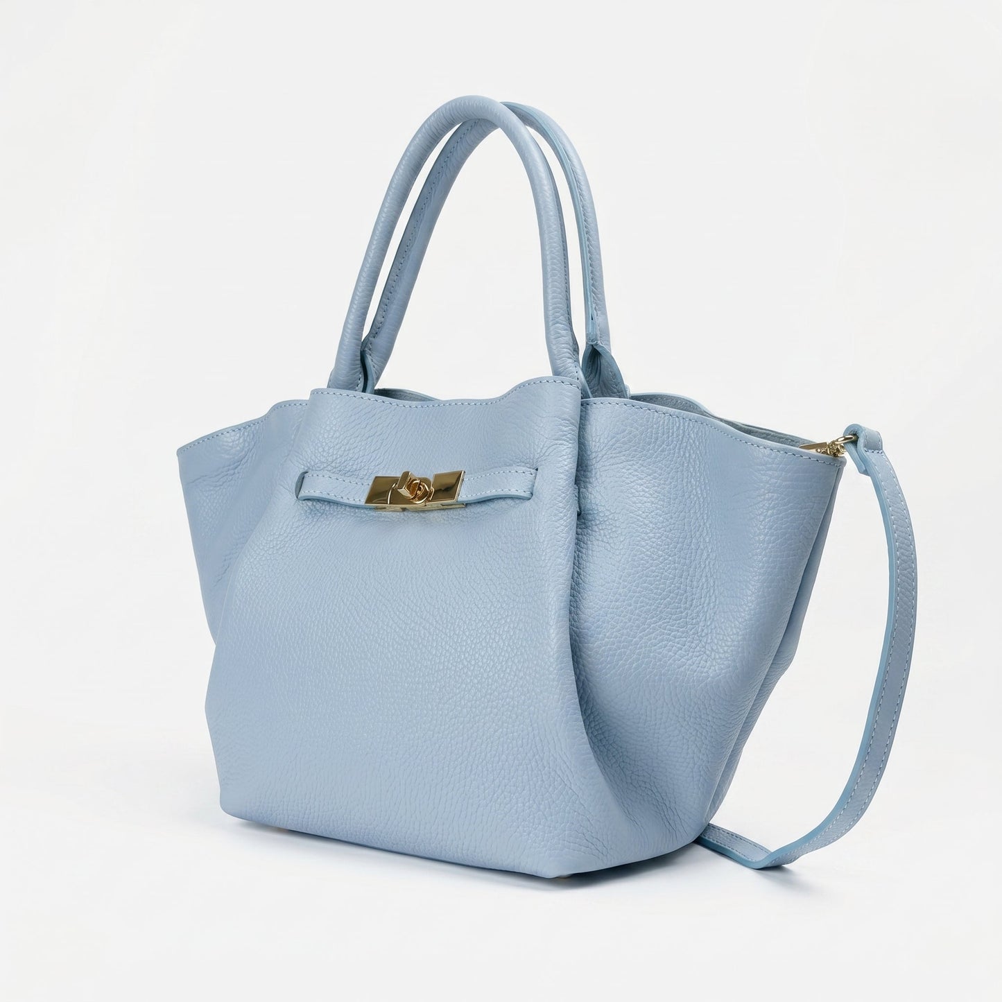 Azura Borsa Tote con Manico Superiore in Vera Pelle Made in Italy