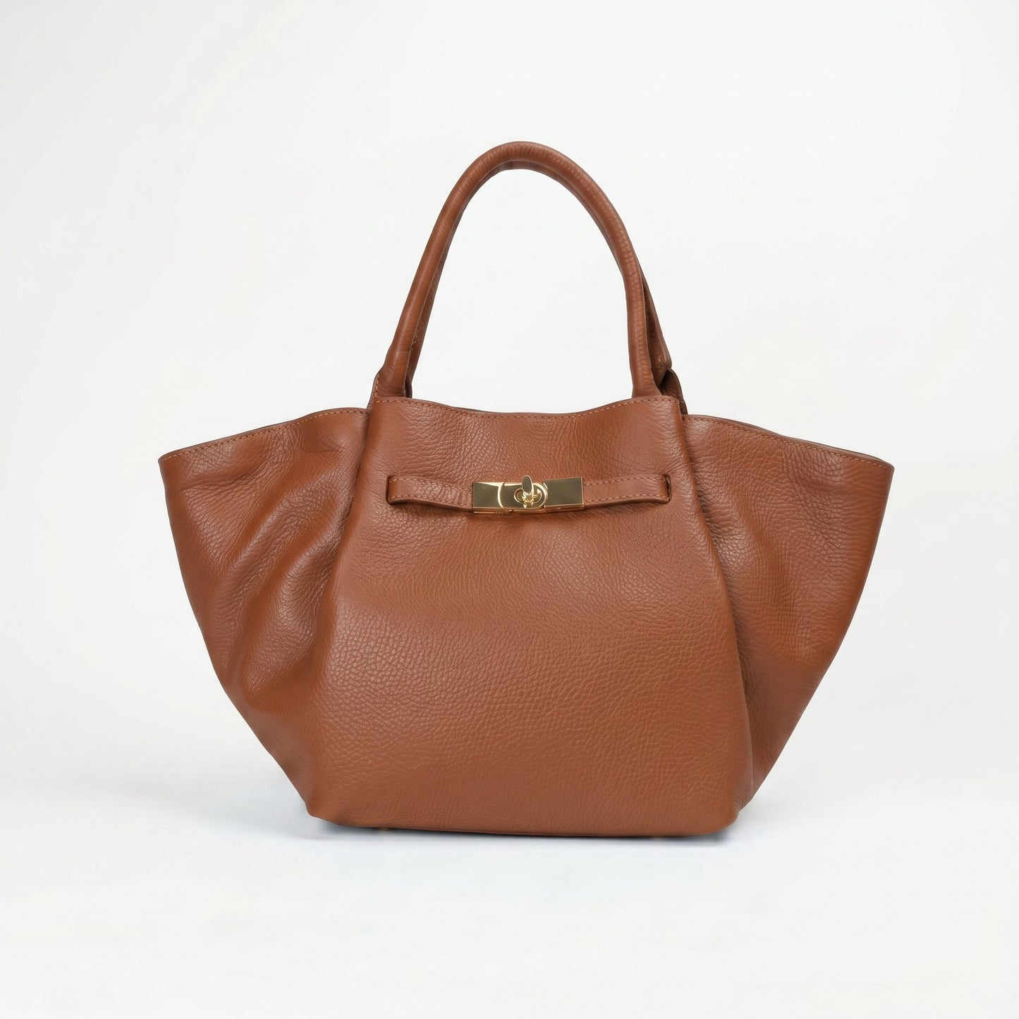Azura Borsa Tote con Manico Superiore in Vera Pelle Made in Italy