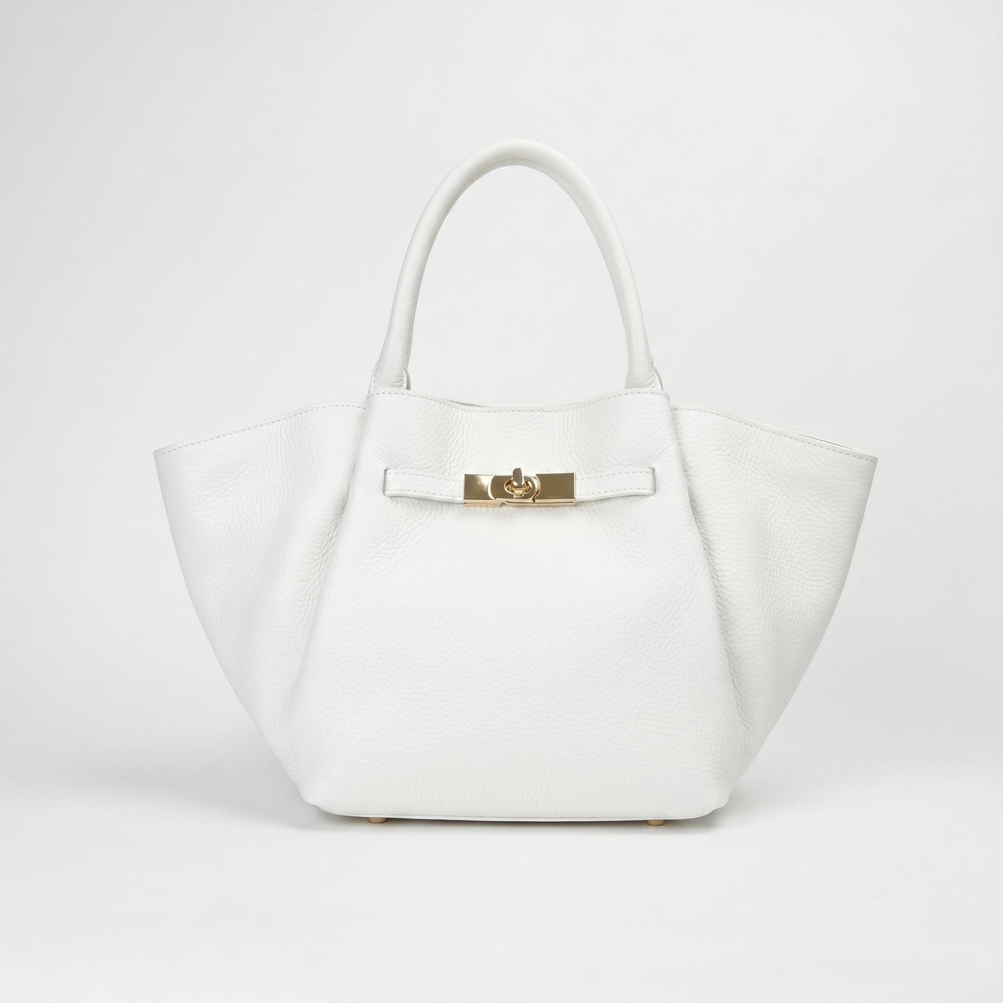 Azura Borsa Tote con Manico Superiore in Vera Pelle Made in Italy