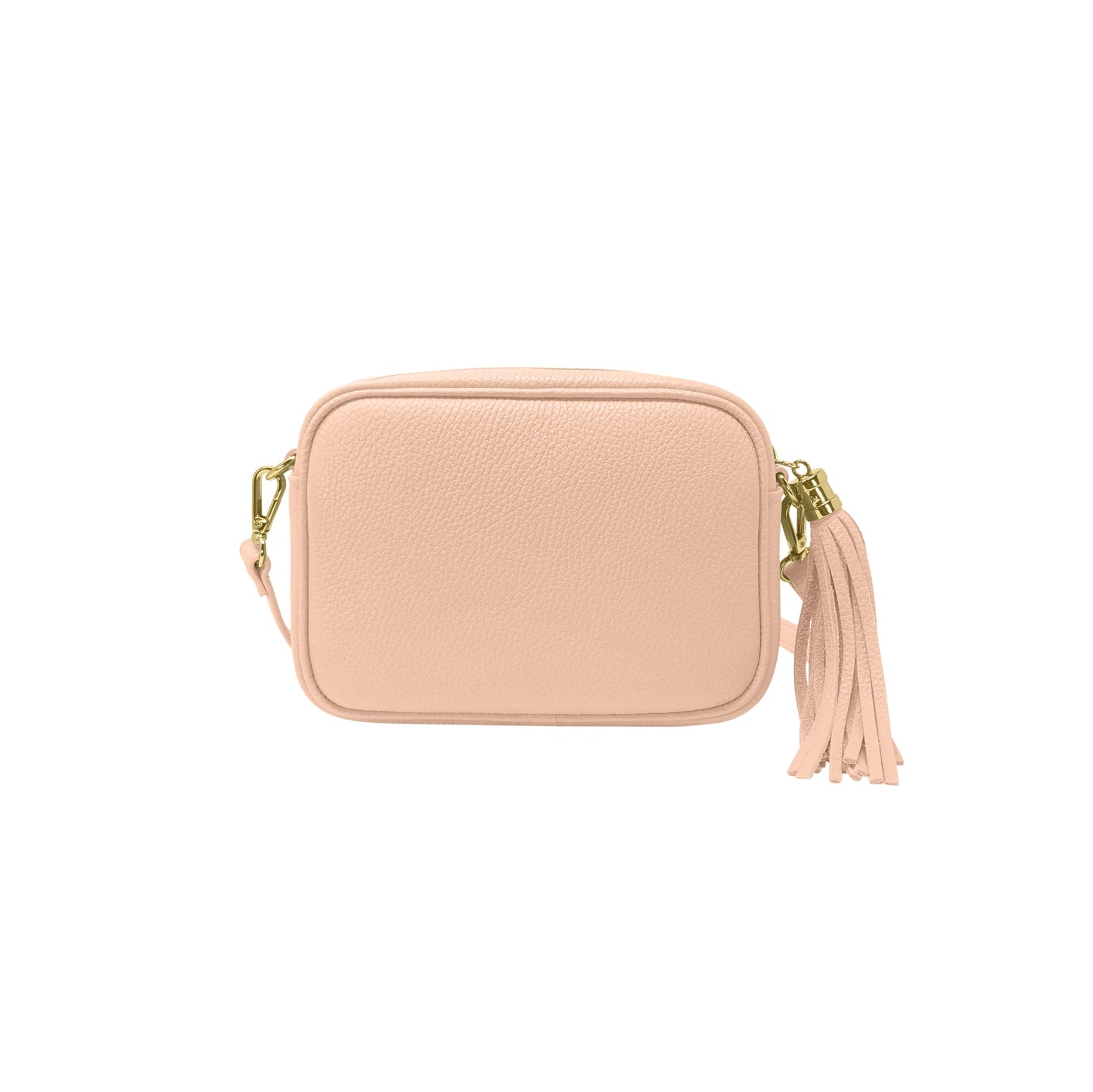 Borsa Donna a Tracolla Rosa Cipria, In Vera Pelle, Made in Italy, Anastasia