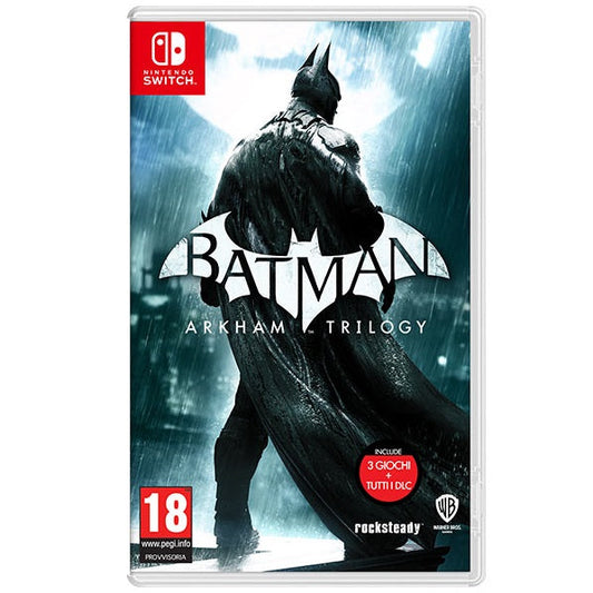 Batman Arkham Trilogy Nintendo Switch Video Game Pal Italian New Sealed
