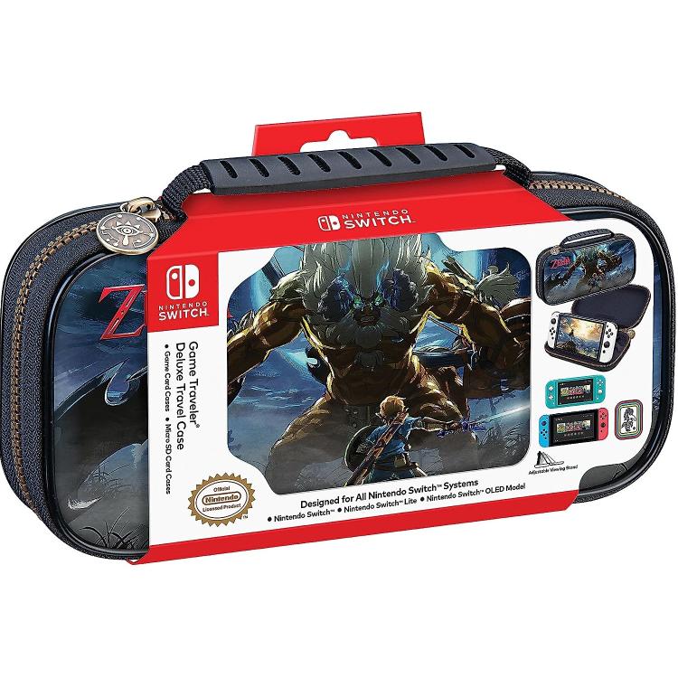 Nintendo Switch Travel Case Custodia Zelda Breath Of The Wild Comp Con Oled/Lite