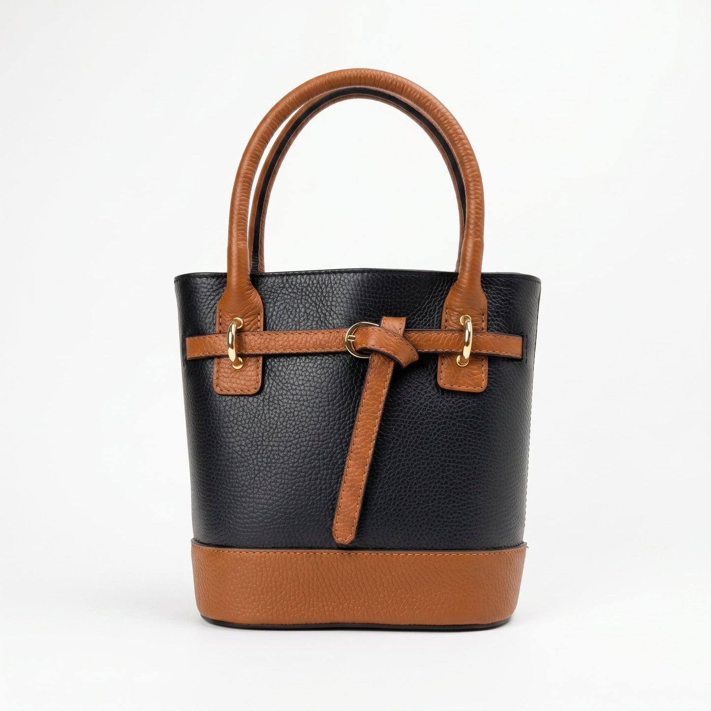 Borsa Bucky in Vera Pelle con Tracolla Regolabile