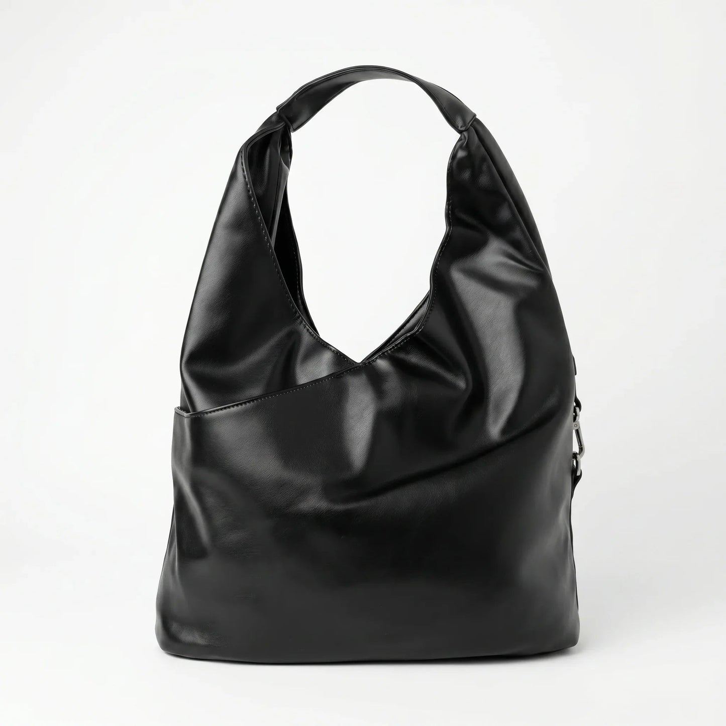 Borsa Grande Silver Dot in Ecopelle con Tracolla Regolabile