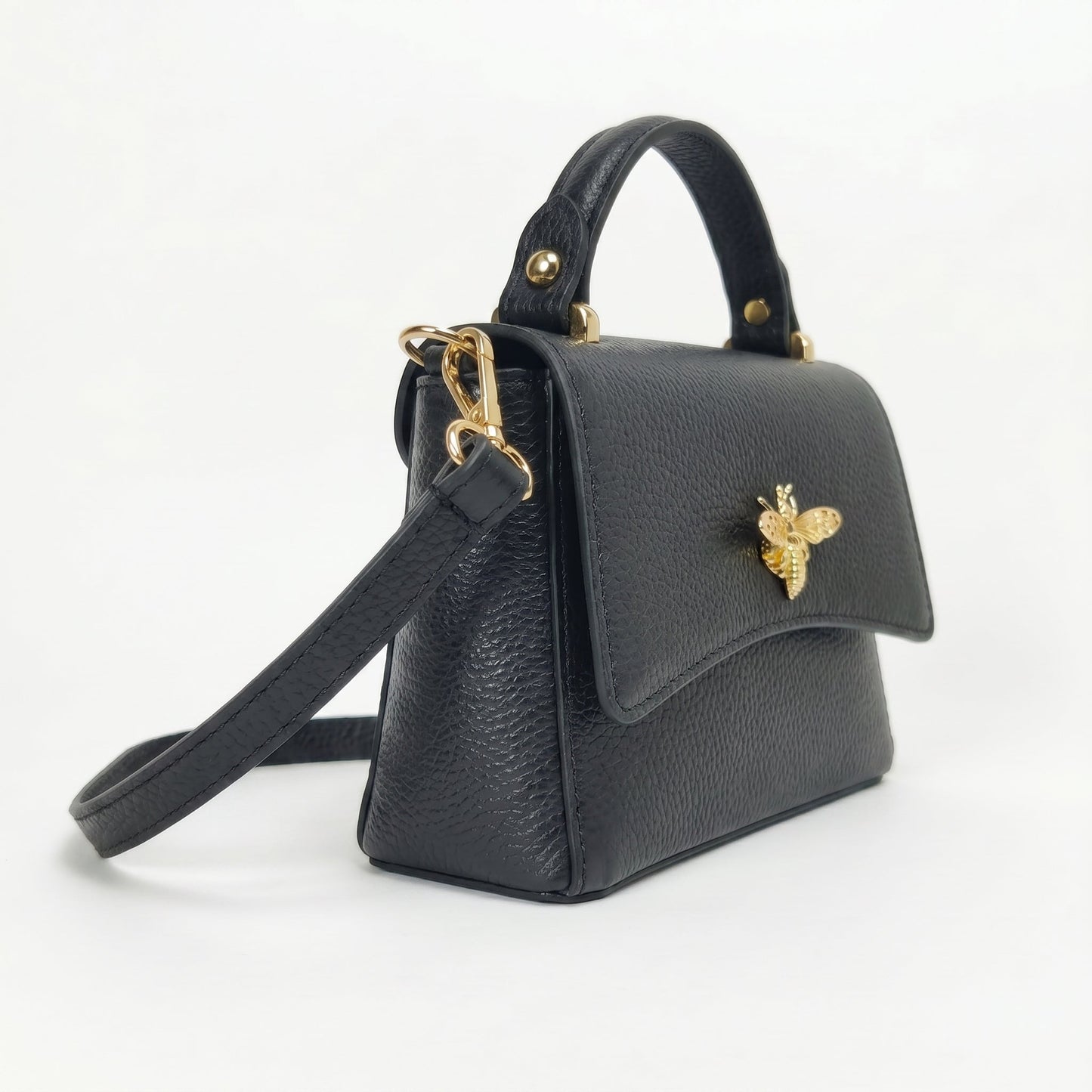 Borsa Mini a Farfalla in Vera Pelle Made in Italy