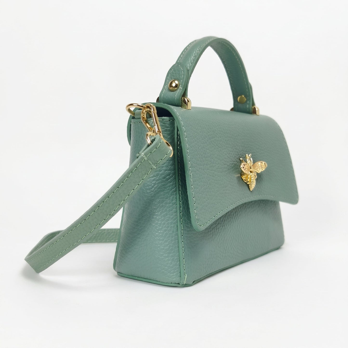 Borsa Mini a Farfalla in Vera Pelle Made in Italy