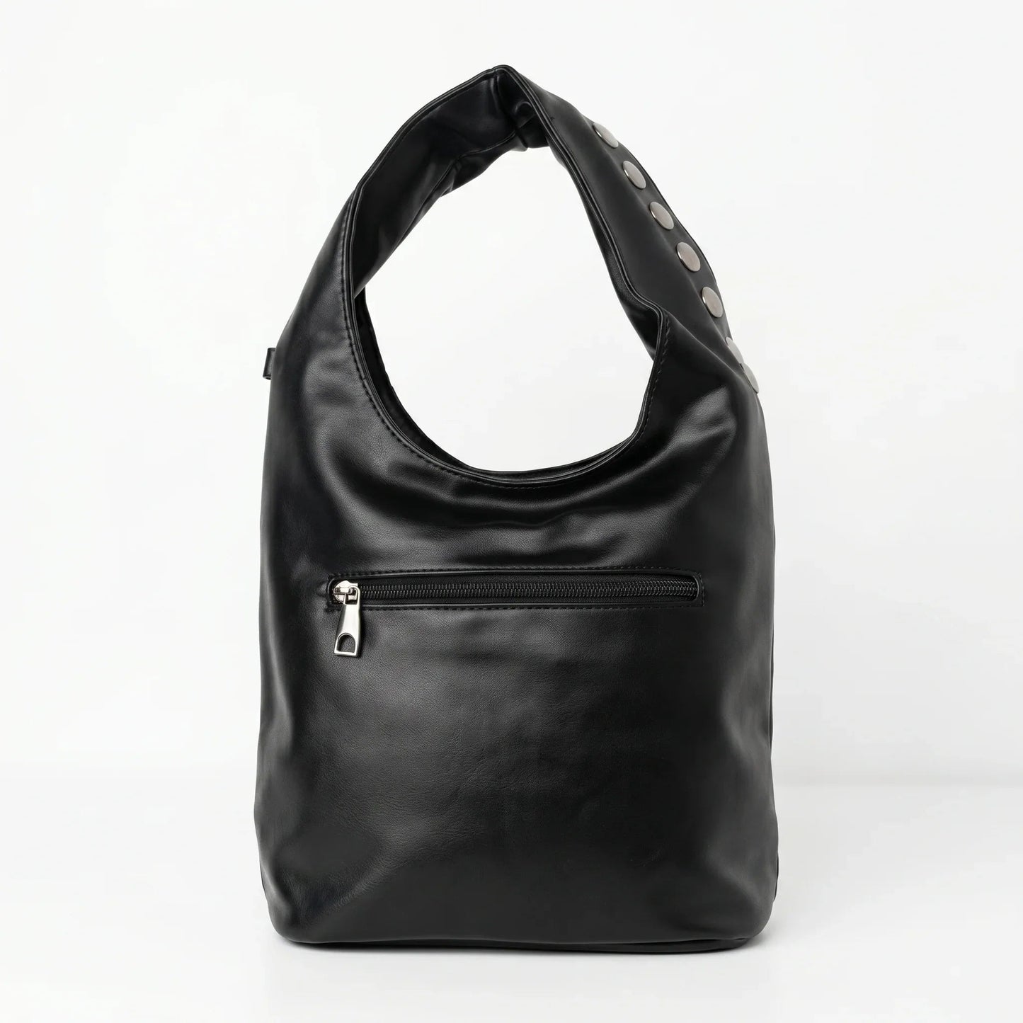 Borsa Silver Dot Media in Ecopelle con Tracolla Regolabile