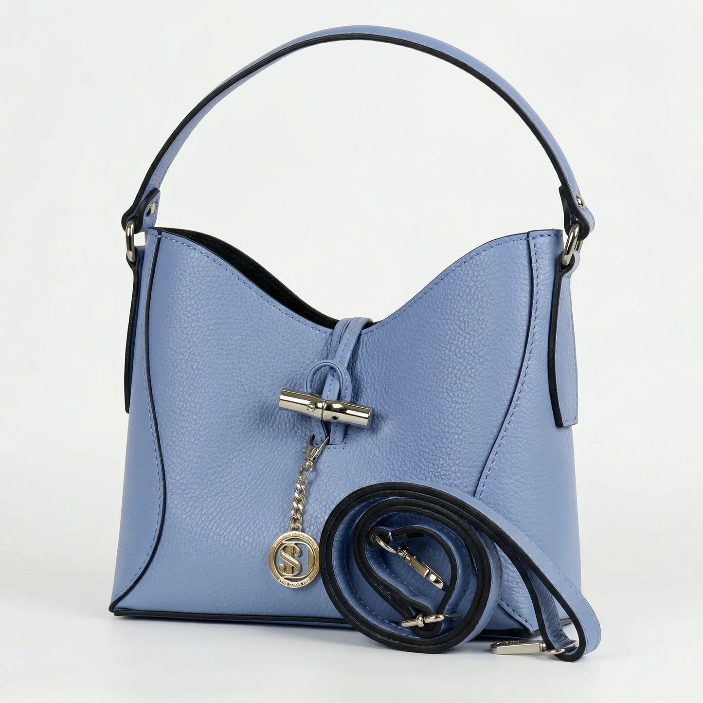Borsa a Tracolla Lorenza in Vera Pelle Elegante