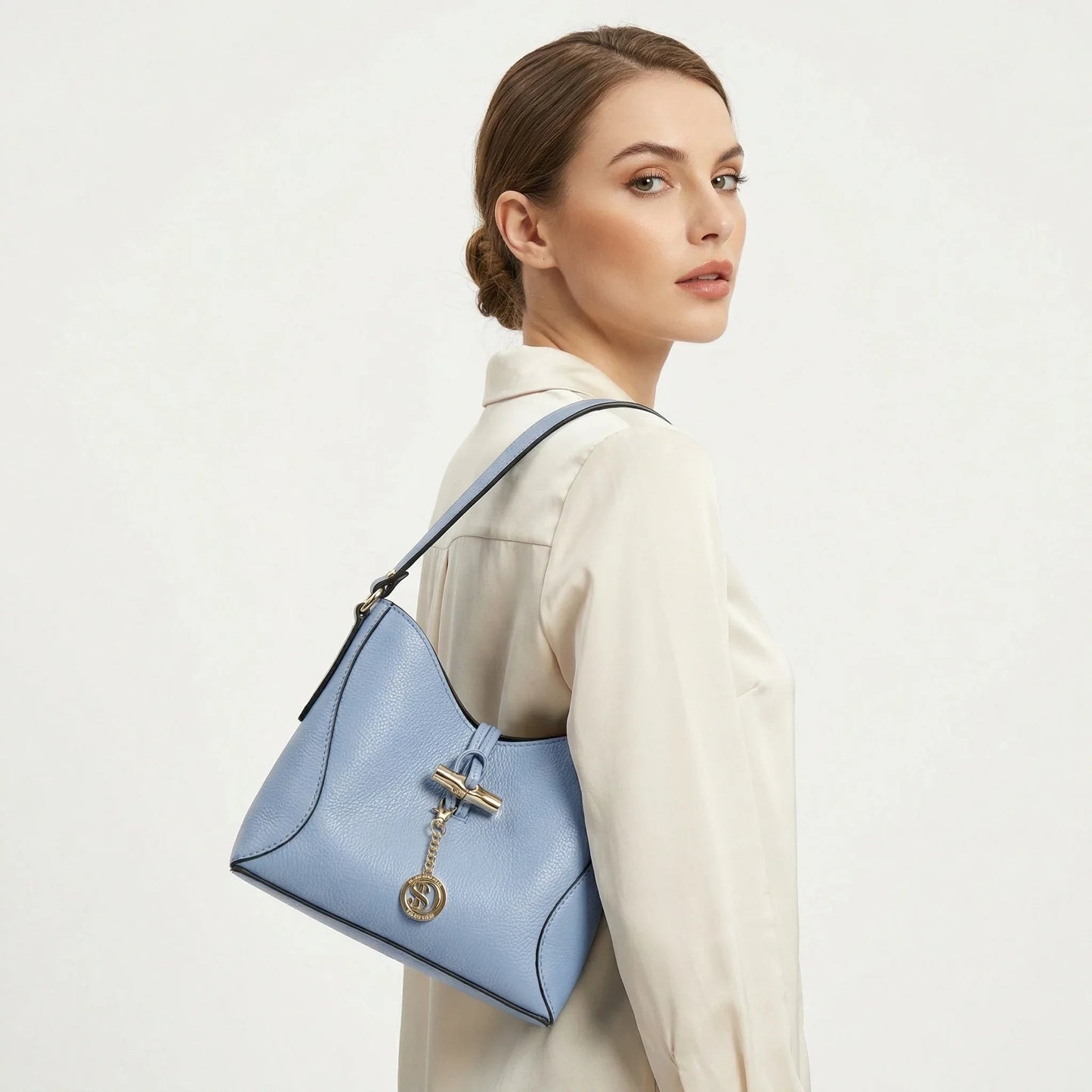 Borsa a Tracolla Lorenza in Vera Pelle Elegante