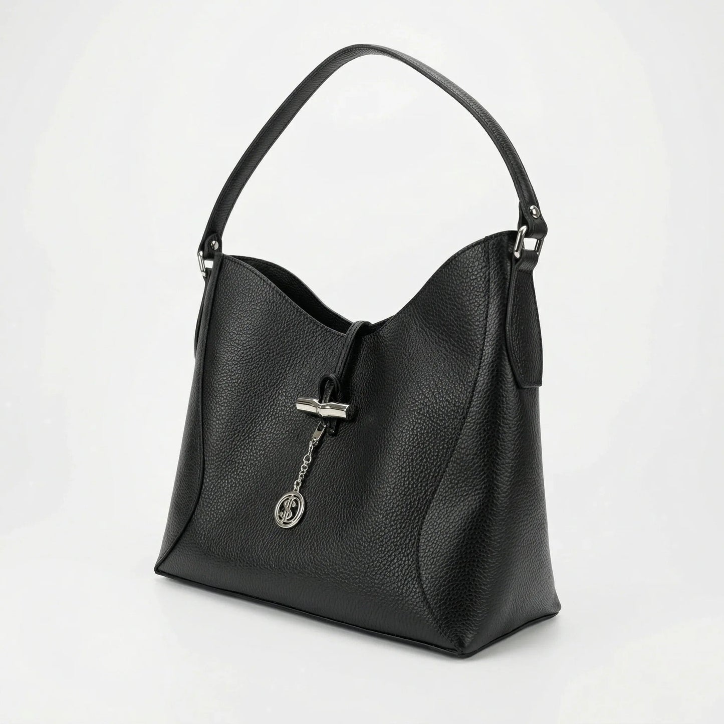 Borsa a Tracolla Lorenza in Vera Pelle Grande Capiente