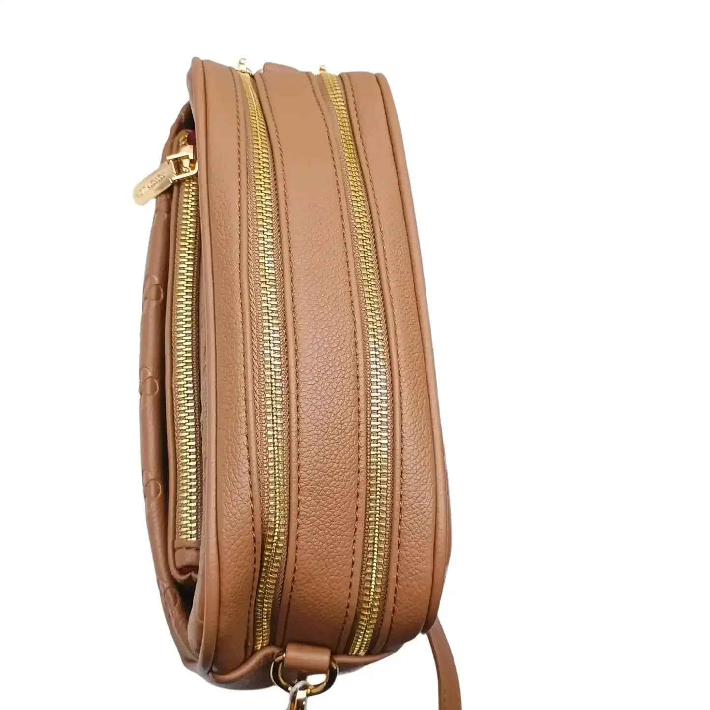 Brown Leather Crossbody Bag - MS-3751