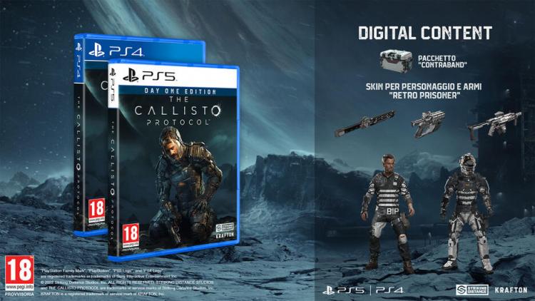 The Callisto Protocol PS4 Italian Game Playstation 4 Videogame Dead Space EU