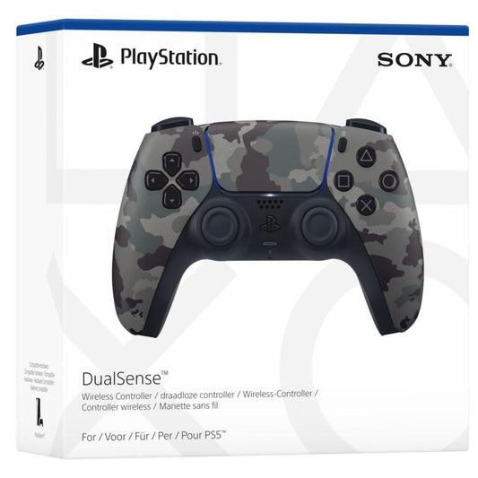 Sony Controller Dualsense Playstation 5 Wireless Grey Camouflage Pad Ps5 Military
