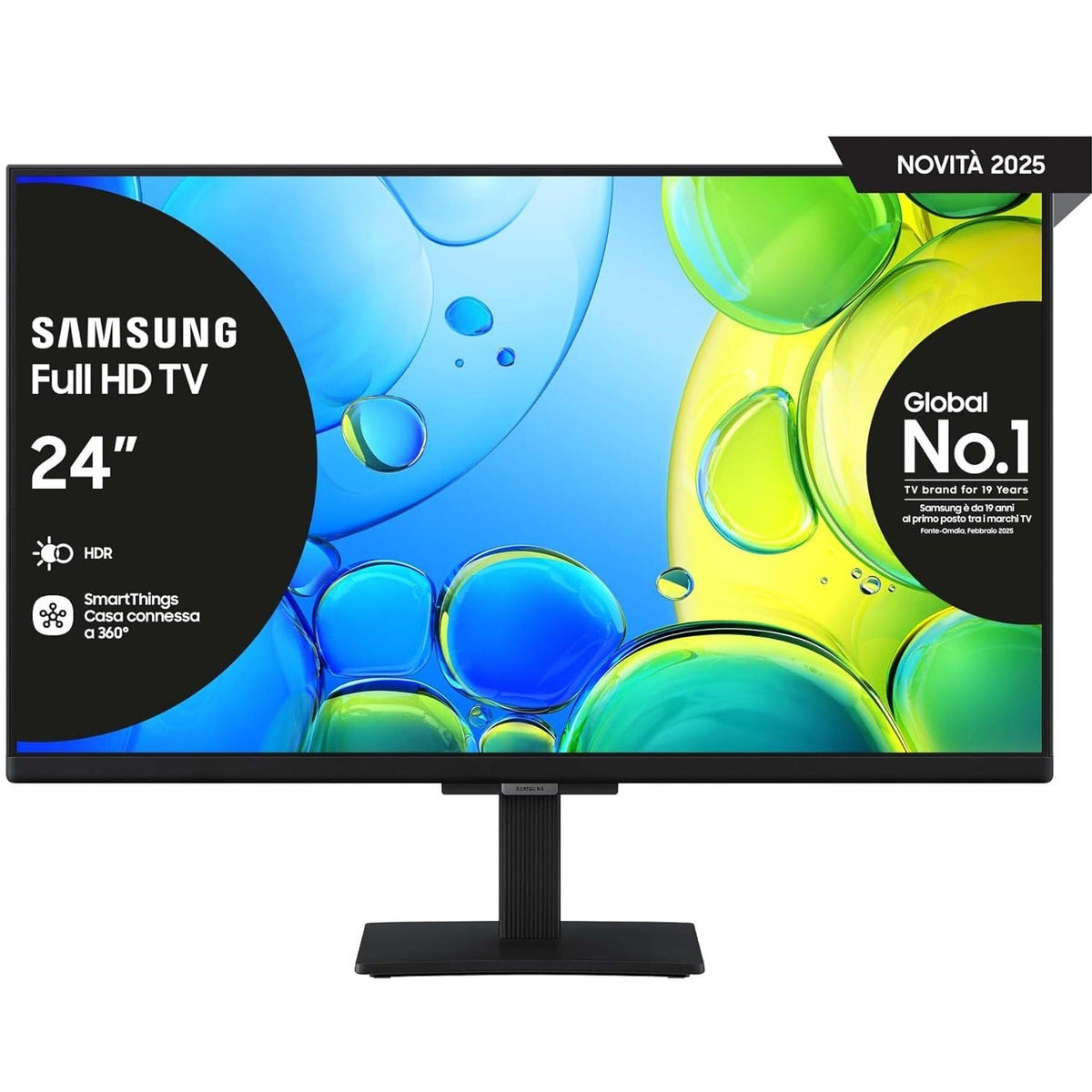 Samsung Smart Tv 24" UE24F6002FKXXH FHD 2025 Wifi Internet Android