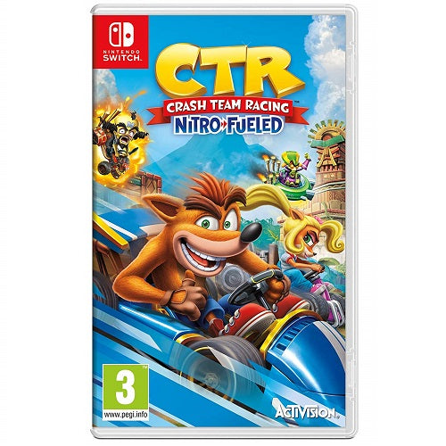 Crash Team Racing Nitro-Fueled Nintendo Switch Game Italian Ctr Kart New