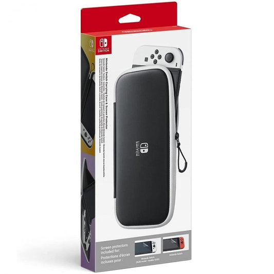 Nintendo Switch OLED Case Kit + Screen Protector Accessories Cover Gaming
