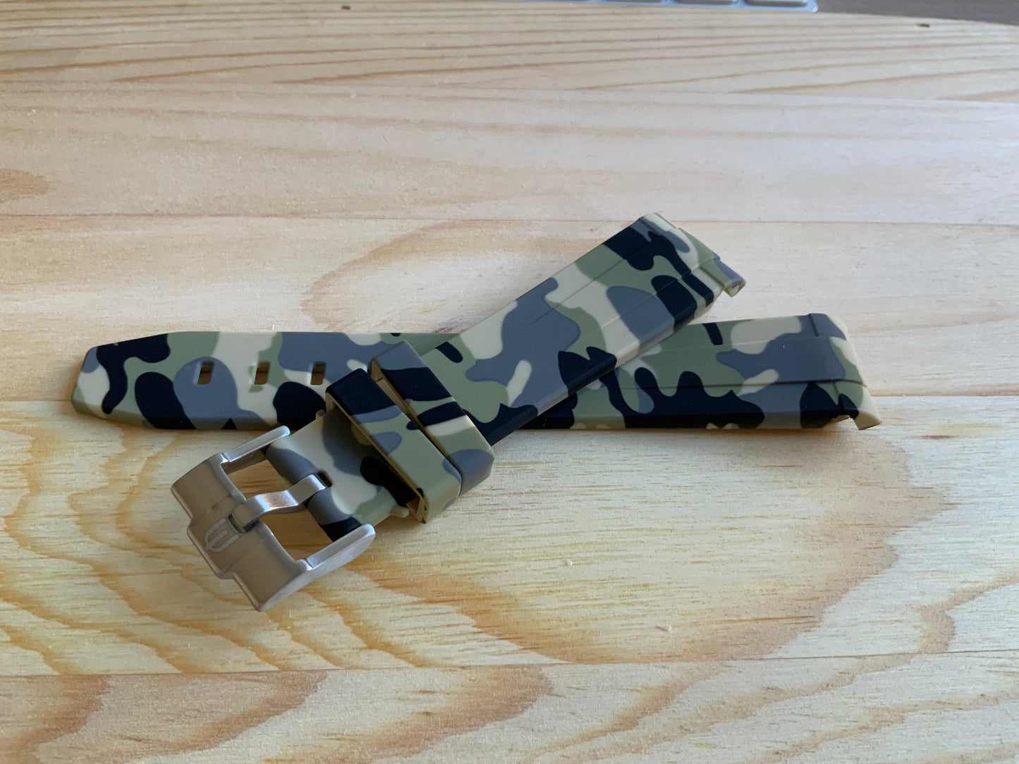 Cinturini silicone avvolgenti CAMOUFLAGE per Omega X Swatch