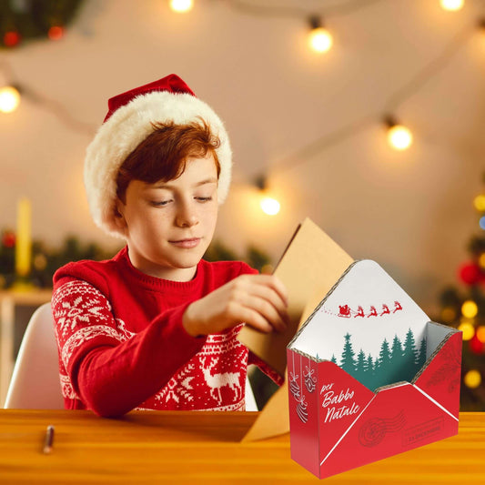 Cassetta Postale Babbo Natale in Cartone Ecologico