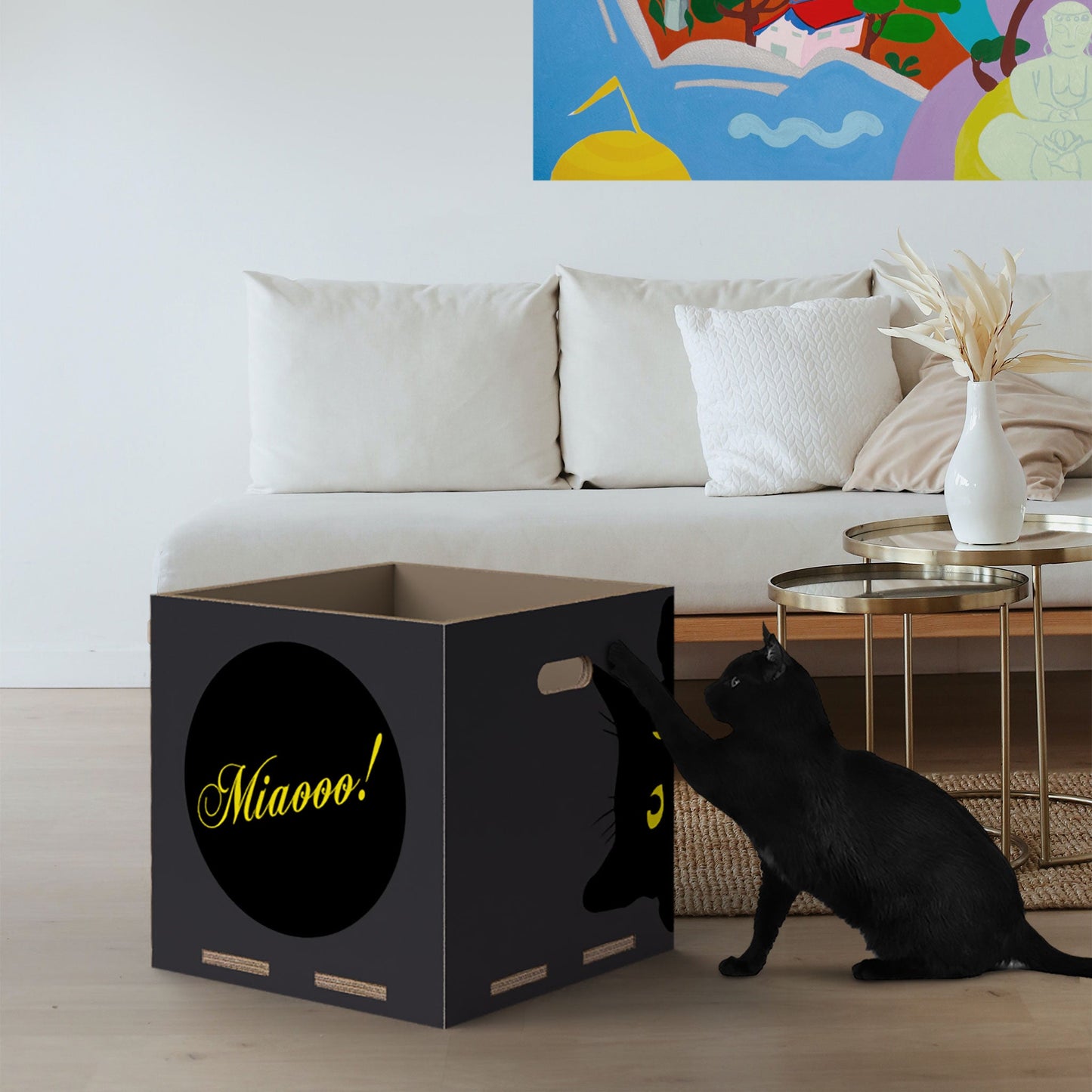 Cuccia per gatti eco-sostenibile BlackCatpotai