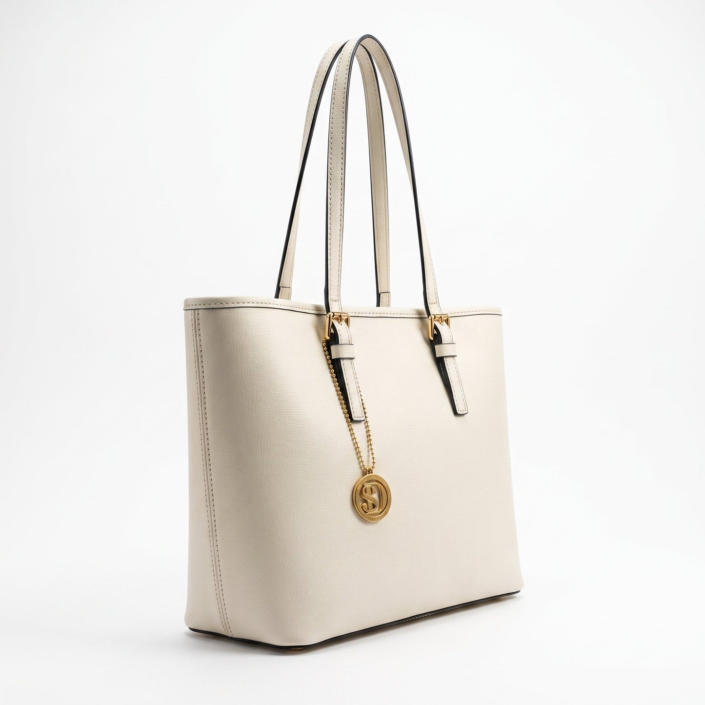 Borsa Serena Shopper in Vera Pelle Saffiano con Doppia Tasca Interna – Stile Donna Bags