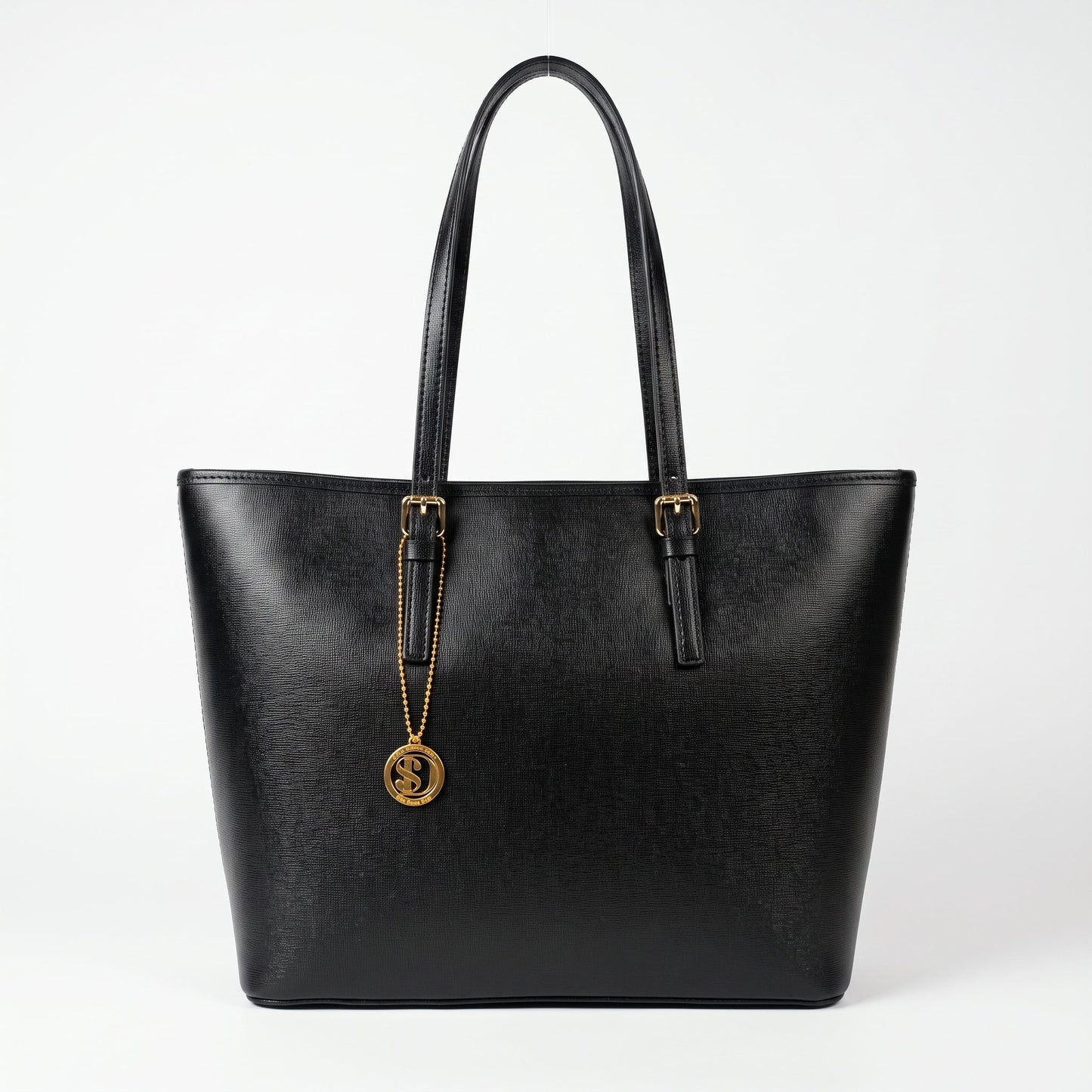 Borsa Serena Shopper in Vera Pelle Saffiano con Doppia Tasca Interna – Stile Donna Bags