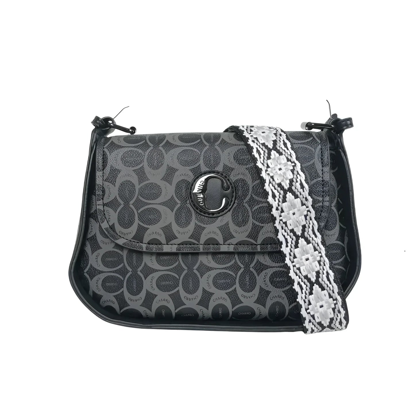 Saddle handbag charro with shoulder strap MS-3594