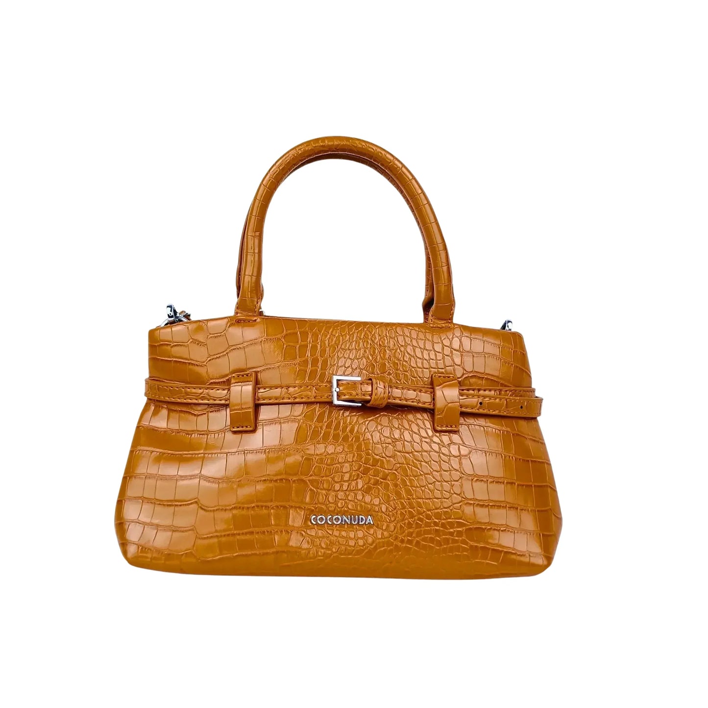 Patent Crocodile Leather Handbag - MS-7433