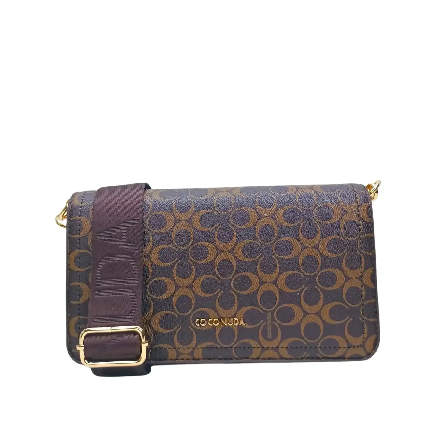 Brown Shoulder Bag with removable shoulder strap - MS-9723