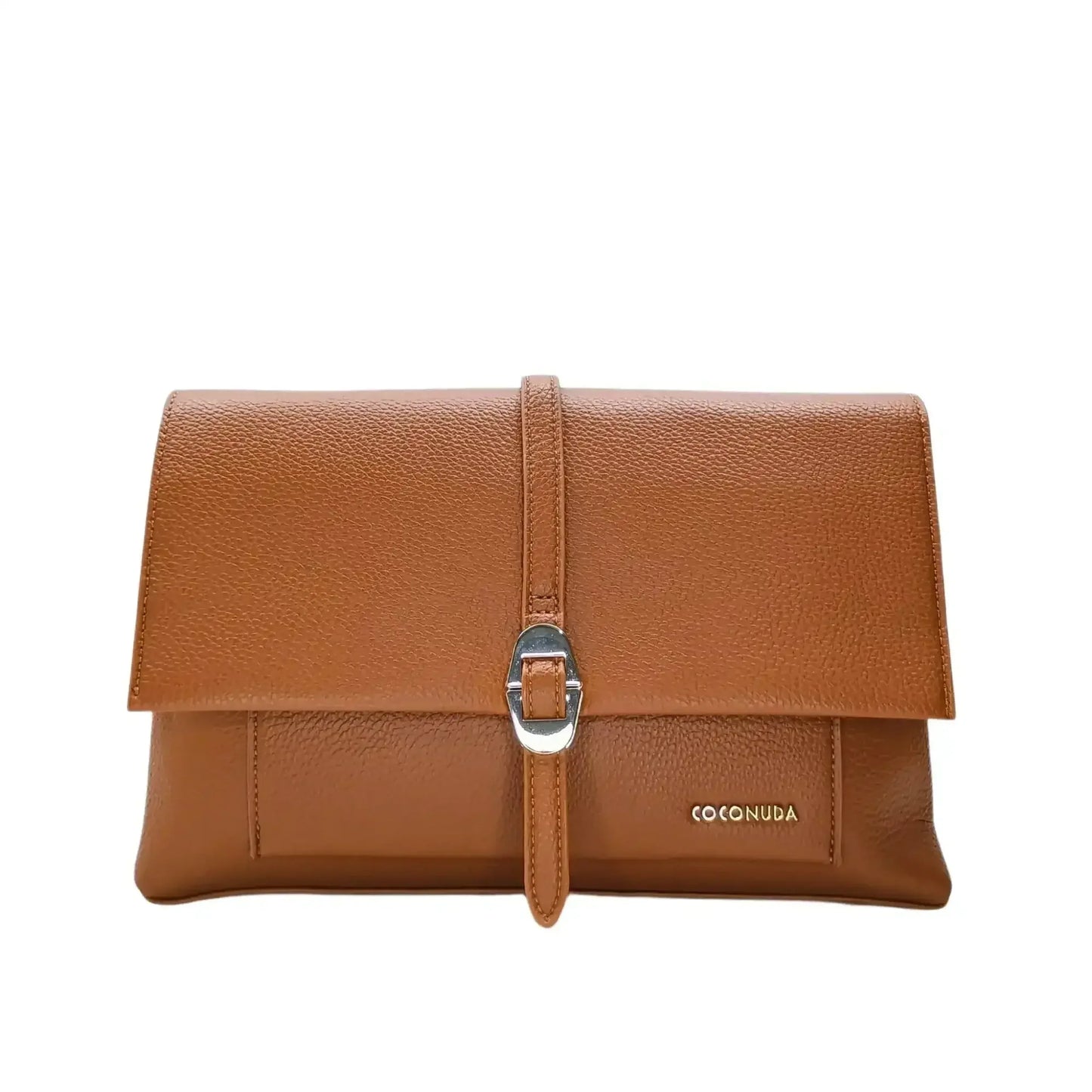 Brown Leather Clutch Bag - MS-9730
