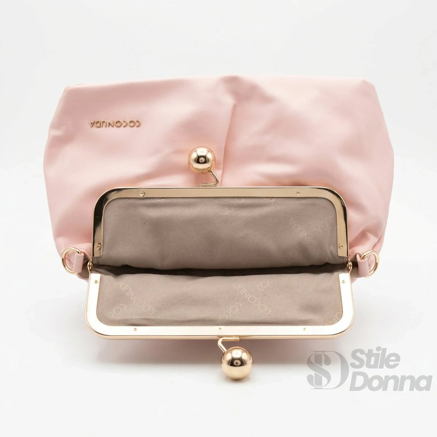 Coconuda Pochette in Ecopelle Morbida con Chiusura a Scatto