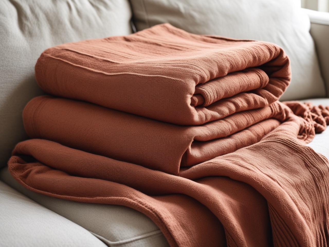 Foulard Arredo Terra Bruciata – Copritutto in Cotone 260x280