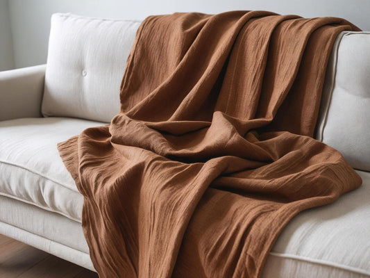 Foulard Arredo Terra Bruciata – Copritutto in Cotone 260x280