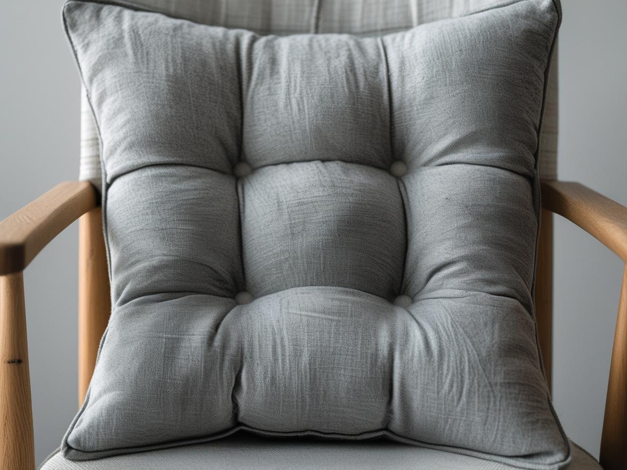 Coprisedia imbottito in cotone tinta unita – Modello Morbidone 42x42 cm | Linea Zalea