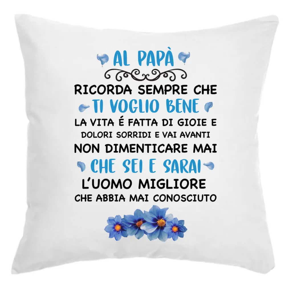 Cuscino Al Papà Ti Voglio Bene