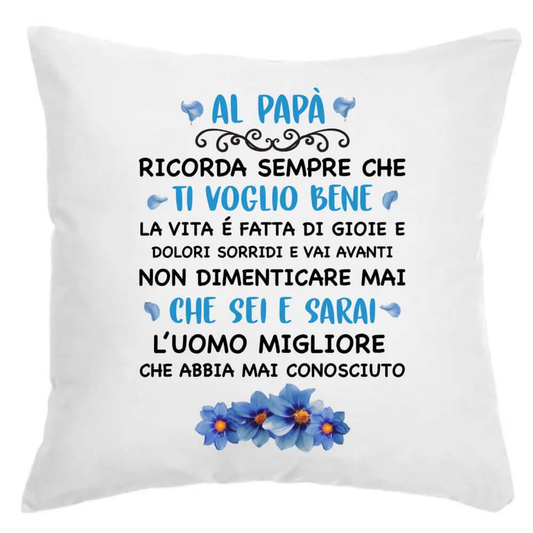 Cuscino Al Papà Ti Voglio Bene