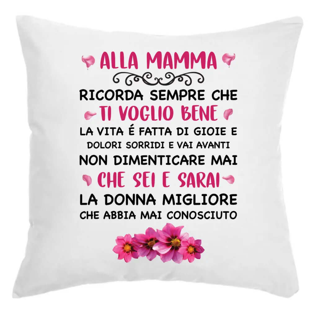 Cuscino Alla Mamma Ti Voglio Bene