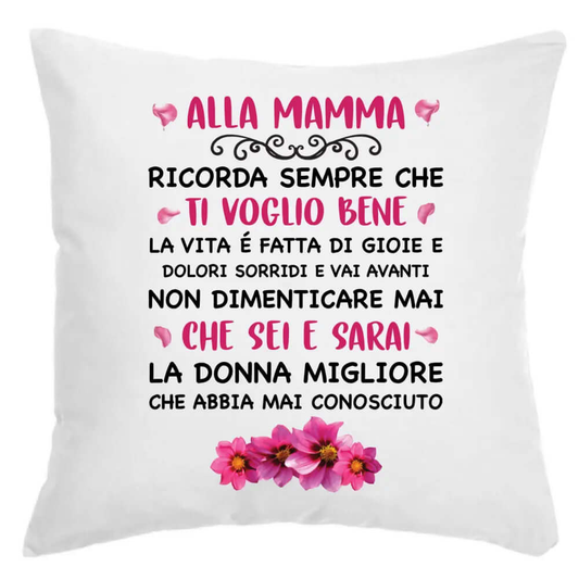 Cuscino Alla Mamma Ti Voglio Bene