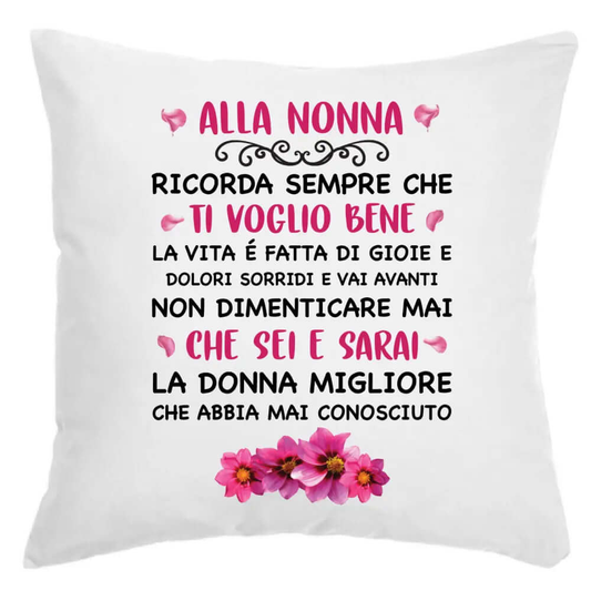 Cuscino Alla Nonna Ti Voglio Bene