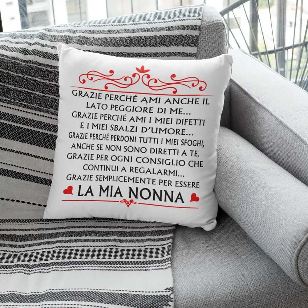 Cuscino Grazie per essere la mia Nonna
