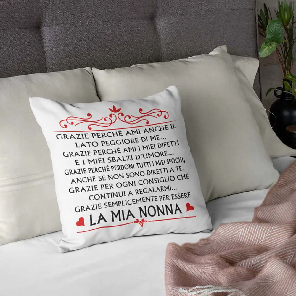 Cuscino Grazie per essere la mia Nonna