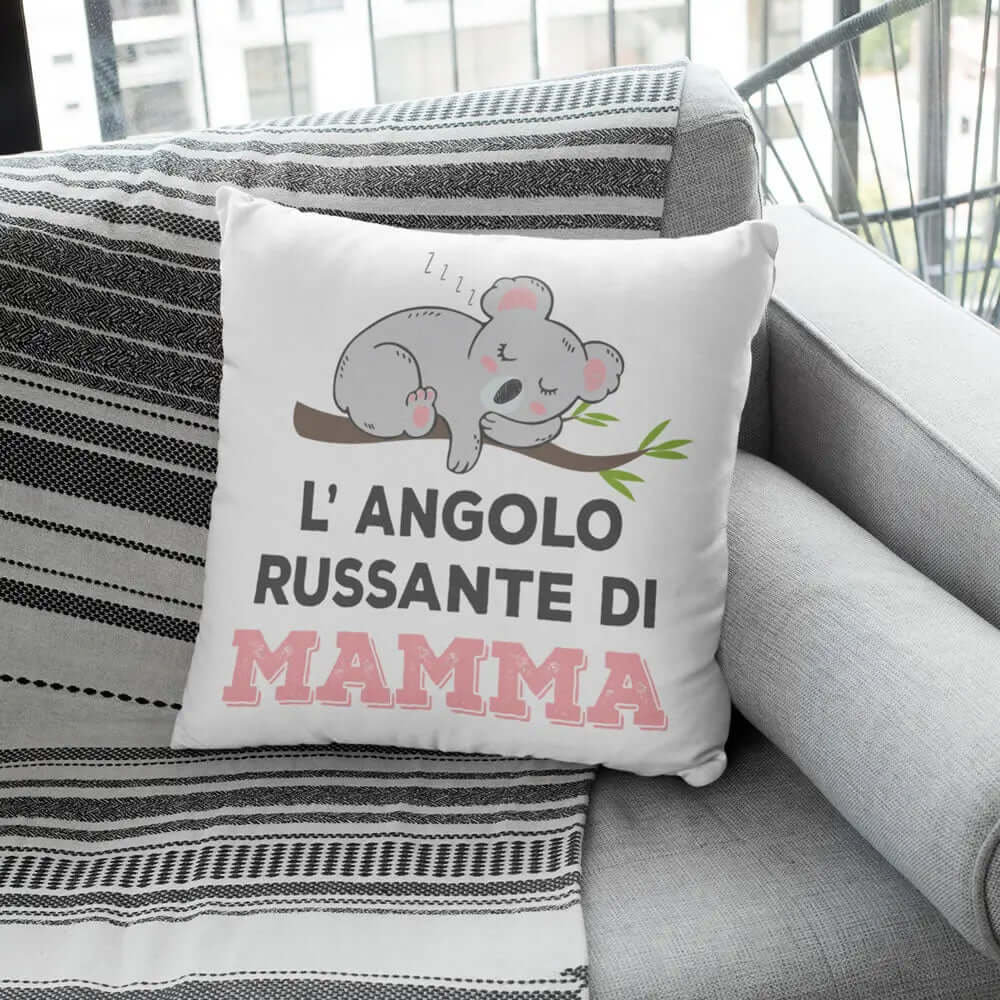 Cuscino L'angolo russante di Mamma
