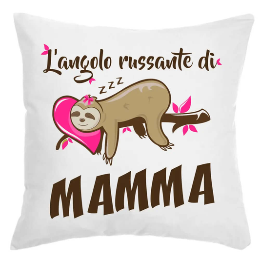 Cuscino L'angolo russante di Mamma