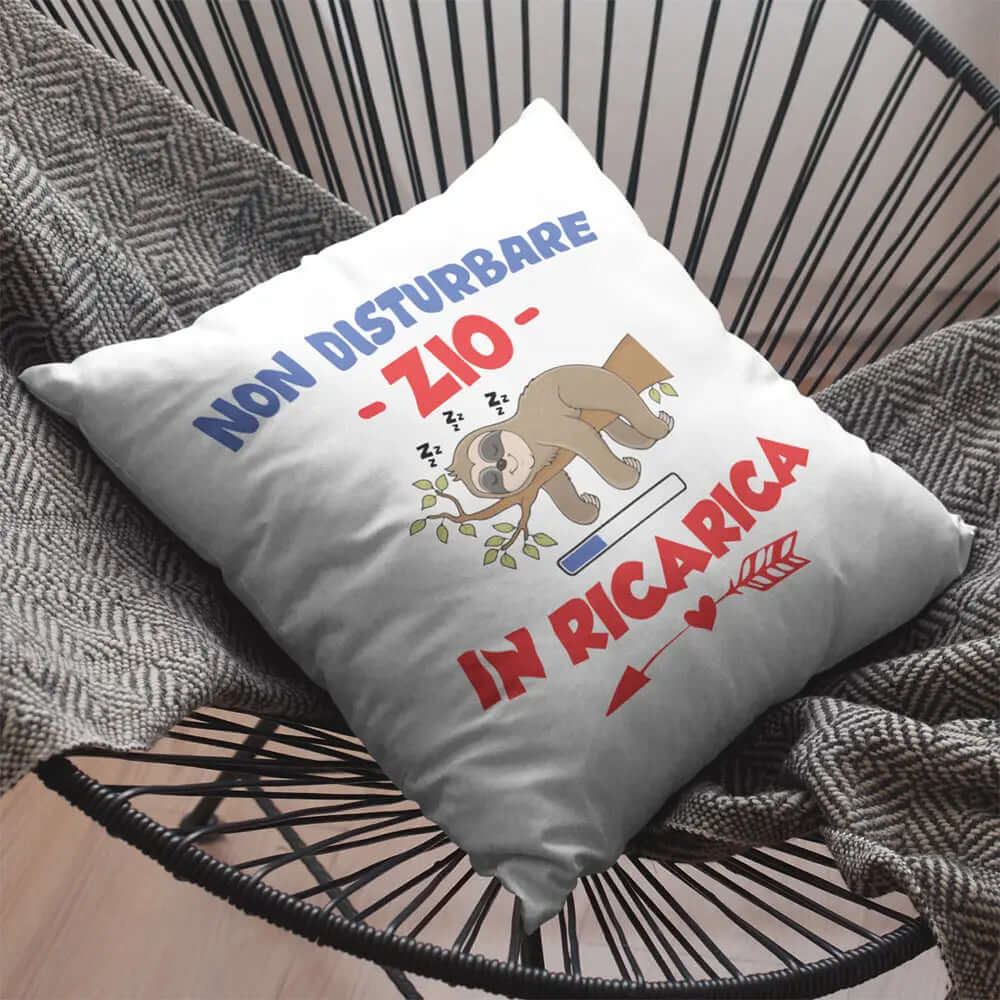 Cuscino Non Disturbare Zio In Ricarica