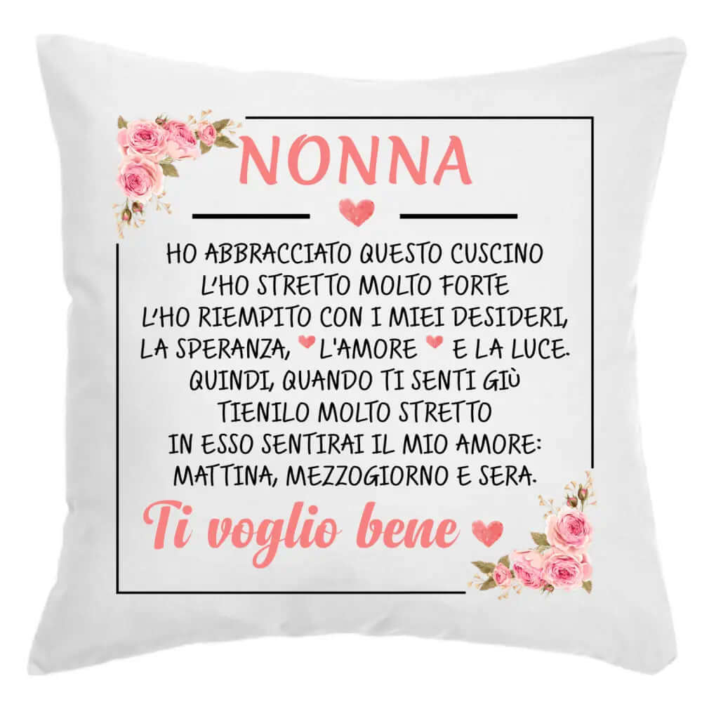 Cuscino Nonna ti voglio bene