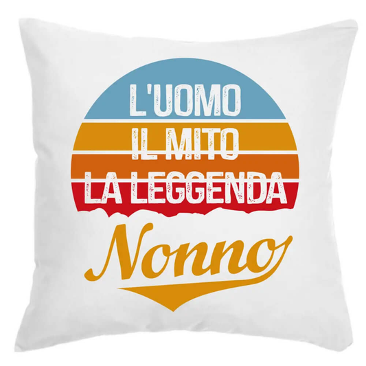 Cuscino Uomo Mito Leggenda Nonno