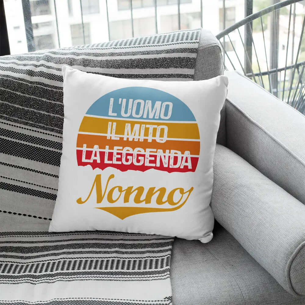 Cuscino Uomo Mito Leggenda Nonno