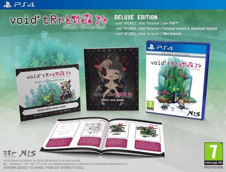 Void Terrarium 2 Deluxe Edition Ps4 Video Game Playstation 4 EU Italian New
