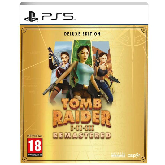 Tomb Raider 1-3 Remastered Deluxe Edition Ps5 Starring Lara Croft Playstation