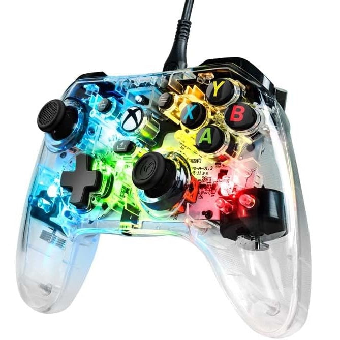 Nacon Evol-X Pro Controller Xbox Serie X|S One Pc Ufficiale Led Rgb Illuminato