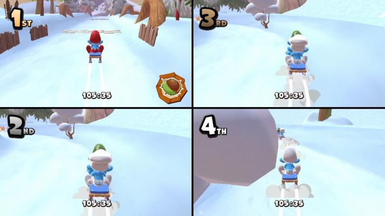 Smurfs Village Party PS4 Game Playstation 4 Video Game Blu-Ray Ita PS5 Upgrade